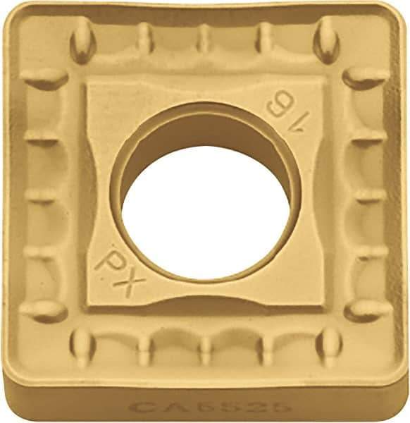 Kyocera - SNMM643 PX Grade CA530 Carbide Turning Insert - TiCN/Al2O3/TiN Finish, 90° Square, 3/4" Inscr Circle, 1/4" Thick, 3/64" Corner Radius - Apex Tool & Supply