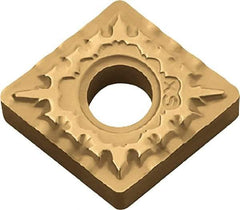 Kyocera - CNMG432 XS Grade CA510 Carbide Turning Insert - TiCN/Al2O3/TiN Finish, 80° Diamond, 1/2" Inscr Circle, 3/16" Thick, 1/32" Corner Radius - Apex Tool & Supply