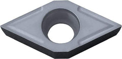 Kyocera - DCMT32.52 Grade CA4515 Carbide Turning Insert - TiCN/Al2O3 Finish, 55° Diamond, 3/8" Inscr Circle, 5/32" Thick, 1/32" Corner Radius - Apex Tool & Supply