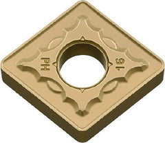 Kyocera - CNMG643 PH Grade CA510 Carbide Turning Insert - TiCN/Al2O3/TiN Finish, 80° Diamond, 3/4" Inscr Circle, 1/4" Thick, 3/64" Corner Radius - Apex Tool & Supply