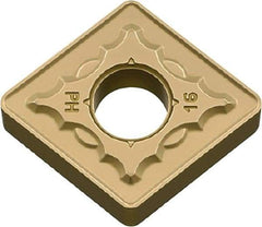 Kyocera - CNMG543 PH Grade CA525 Carbide Turning Insert - TiCN/Al2O3/TiN Finish, 80° Diamond, 5/8" Inscr Circle, 1/4" Thick, 3/64" Corner Radius - Apex Tool & Supply