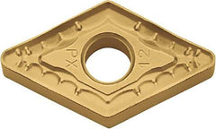 Kyocera - DNMM433 PX Grade CA530 Carbide Turning Insert - TiCN/Al2O3/TiN Finish, 55° Diamond, 1/2" Inscr Circle, 3/16" Thick, 3/64" Corner Radius - Apex Tool & Supply