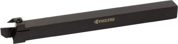 Kyocera - KGM, External, Left Hand, 10mm Max Depth of Cut, 4 to 5mm Groove Width, Indexable Grooving Tool Holder - Multiple Insert Compatibility, 25mm Shank Height, 25mm Shank Width, 150mm OAL - Apex Tool & Supply