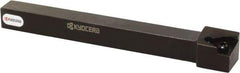 Kyocera - External Thread, Right Hand Cut, 10mm Shank Width x 10mm Shank Height Indexable Threading Toolholder - 100mm OAL, Various Insert Compatibility, KTNS Toolholder - Apex Tool & Supply