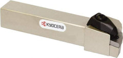 Kyocera - DWLN, Left Hand Cut, 95° Lead Angle, 3/4" Shank Height x 3/4" Shank Width, Negative Rake Indexable Turning Toolholder - 4-1/2" OAL, WN.. 33.. Insert Compatibility, Series DWLN - Apex Tool & Supply