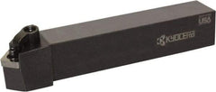 Kyocera - MSSN, Right Hand Cut, 45° Lead Angle, 1" Shank Height x 1" Shank Width, Negative Rake Indexable Turning Toolholder - 6" OAL, SN.. 43.., SNG 43.., SNM 43.., SNU 43.. Insert Compatibility, Series MSSN - Apex Tool & Supply