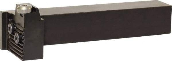 Kyocera - KGDS, External, Right Hand, 10mm Max Depth of Cut, 3mm Max Groove Width, Indexable Grooving Tool Holder - Multiple Insert Compatibility, 25mm Shank Height, 25mm Shank Width, 147mm OAL - Apex Tool & Supply