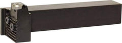 Kyocera - KGDS, External, Right Hand, 10mm Max Depth of Cut, 3mm Max Groove Width, Indexable Grooving Tool Holder - Multiple Insert Compatibility, 25mm Shank Height, 25mm Shank Width, 147mm OAL - Apex Tool & Supply