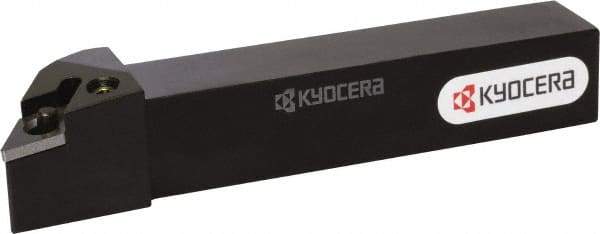 Kyocera - PDJN, Left Hand Cut, 93° Lead Angle, 20mm Shank Height x 20mm Shank Width, Negative Rake Indexable Turning Toolholder - 125mm OAL, DN.. 43.. Insert Compatibility, Series PDJN - Apex Tool & Supply