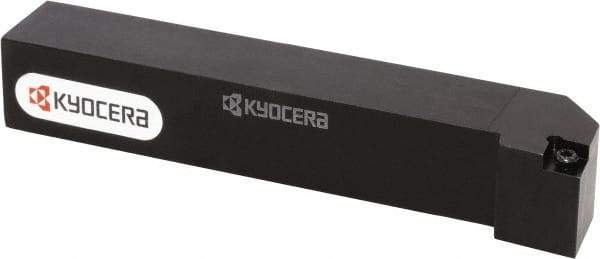Kyocera - SCLC, Left Hand Cut, 95° Lead Angle, 12mm Shank Height x 12mm Shank Width, Neutral Rake Indexable Turning Toolholder - 100mm OAL, CC.. 325.. Insert Compatibility, Series SCLC - Apex Tool & Supply