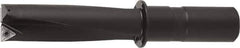 Kyocera - 1.45" Max Drill Depth, 1/2" Diam, Indexable Insert Drill - 2 Inserts, 1/2" Shank Diam, Whistle Notch Shank - Apex Tool & Supply