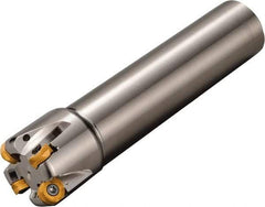 Kyocera - 50.8mm Cutting Diam, 1-1/2" Shank Diam, 8mm Max Depth of Cut, Straight Shank Indexable Copy End Mill - 3 Inserts, ROMU 16... Insert, MRW Toolholder - Apex Tool & Supply