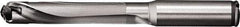 Kyocera - 55mm Max Drill Depth, 5xD, 10.99mm Diam, Indexable Insert Drill - 1 Insert, 12mm Shank Diam, Straight Shank - Apex Tool & Supply