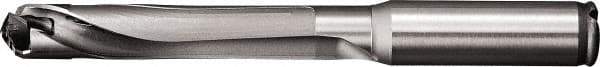 Kyocera - 200mm Max Drill Depth, 8xD, 24.99mm Diam, Indexable Insert Drill - 1 Insert, 25mm Shank Diam, Straight Shank - Apex Tool & Supply