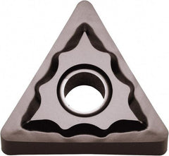 Kyocera - TNGG331 TK Grade PR1225 Carbide Turning Insert - Megacoat Finish, 60° Triangle, 3/8" Inscr Circle, 3/16" Thick, 1/64" Corner Radius - Apex Tool & Supply