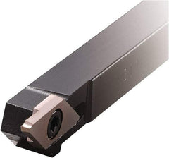Kyocera - KTKFL, Left Hand Cut, TKF 16R/L... Insert, Indexable Cutoff Toolholder - 8mm Max Depth of Cut, 16mm Shank Width, 16mm Shank Height, 120mm OAL - Apex Tool & Supply