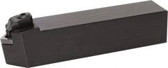 Kyocera - HSDN, Neutral Cut, 90° Lead Angle, 1-1/4" Shank Height x 1-1/4" Shank Width, Negative Rake Indexable Turning Toolholder - 6" OAL, SN.. 43.., SNG 45.., SNM 45.., SNU 45.. Insert Compatibility, Series HSDN - Apex Tool & Supply