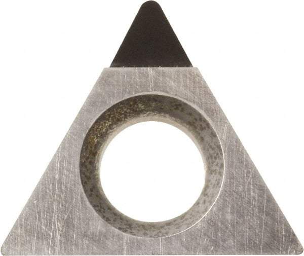 Kyocera - TPMH321 Grade KPD001 Polycrystalline Diamond (PCD) Turning Insert - Uncoated, 60° Triangle, 3/8" Inscr Circle, 1/8" Thick, 1/64" Corner Radius - Apex Tool & Supply