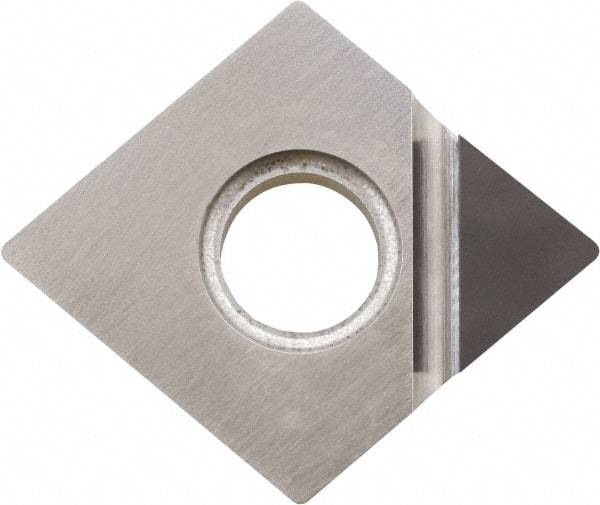 Kyocera - CNMM433 Grade KPD010 Polycrystalline Diamond (PCD) Turning Insert - Uncoated, 80° Diamond, 1/2" Inscr Circle, 3/16" Thick, 3/64" Corner Radius - Apex Tool & Supply