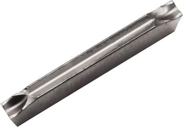 Kyocera - 1516GDM PF Grade PR1225, 1.5mm Cutting Width Carbide Grooving Insert - Neutral, 0.03mm Corner Radius, Megacoat Finish - Apex Tool & Supply