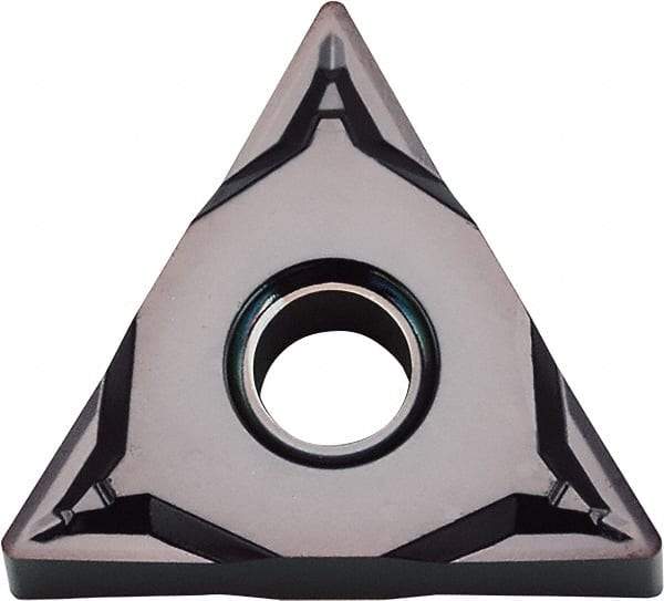 Kyocera - TNGG330.5 SK Grade PR1225 Carbide Turning Insert - Megacoat Finish, 60° Triangle, 3/8" Inscr Circle, 3/16" Thick, 0.008" Corner Radius - Apex Tool & Supply