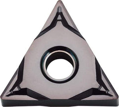 Kyocera - TNGG330.5 SK Grade PR1225 Carbide Turning Insert - Megacoat Finish, 60° Triangle, 3/8" Inscr Circle, 3/16" Thick, 0.008" Corner Radius - Apex Tool & Supply