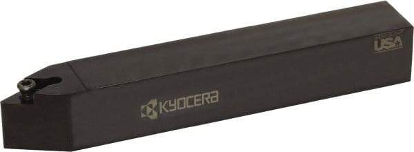 Kyocera - SDNC, Neutral Cut, 63° Lead Angle, 3/4" Shank Height x 3/4" Shank Width, Neutral Rake Indexable Turning Toolholder - 5" OAL, DC.. Insert Compatibility, Series SDNC - Apex Tool & Supply