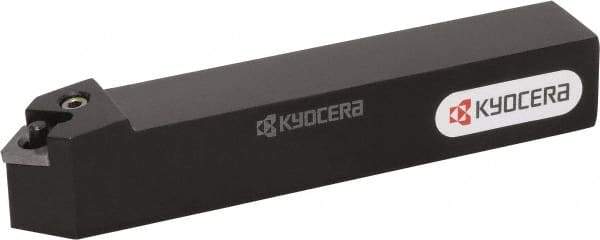 Kyocera - PSDN, Neutral Cut, 90° Lead Angle, 25mm Shank Height x 25mm Shank Width, Negative Rake Indexable Turning Toolholder - 150mm OAL, SN.. 43.. Insert Compatibility, Series PSDN - Apex Tool & Supply