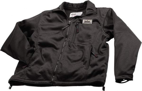 Techniche - Size M Heated & Water Resistant Jacket - Black, Nylon & Polyester, Zipper Closure - Apex Tool & Supply
