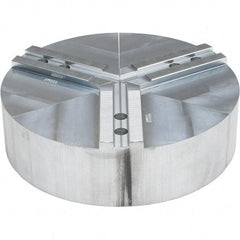 Abbott Workholding Products - 15" Max Chuck Capacity, 1.5mm x 60° Serrated Interface, Round Soft Lathe Chuck Jaw - 3 Jaw, Aluminum, 1.6929" Btw Mount Hole Ctrs, 15" Wide, 4" High, 20mm Fastener - Apex Tool & Supply