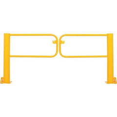 Vestil - Steel Rail Safety Gate - 108-1/16" Wide x 9" Door Height, - Apex Tool & Supply