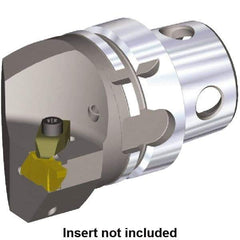 Kennametal - Insert Style NG 5R, 70mm Head Length, Left Hand Cut, Internal/External Modular Threading Cutting Unit Head - System Size KM4X63, 43mm Center to Cutting Edge, Series NE - Apex Tool & Supply