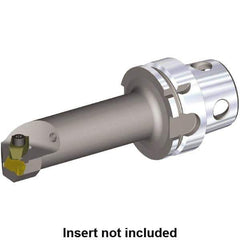 Kennametal - Insert Style NG 3L, 140mm Head Length, Right Hand Cut, Internal Modular Threading Cutting Unit Head - System Size KM4X63, 22mm Center to Cutting Edge, Series NE - Apex Tool & Supply