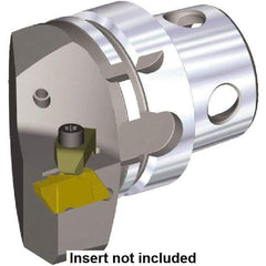 Kennametal - Insert Style NG 3L, 70mm Head Length, Left Hand Cut, External Modular Threading Cutting Unit Head - System Size KM4X63, 43mm Center to Cutting Edge, Series NS - Apex Tool & Supply