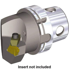 Kennametal - Insert Style NG 3R, 100mm Head Length, Left Hand Cut, Internal/External Modular Threading Cutting Unit Head - System Size KM4X100, 63mm Center to Cutting Edge, Series NE - Apex Tool & Supply