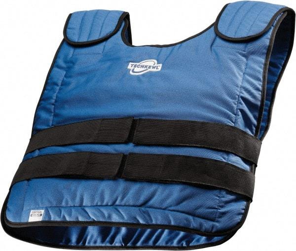 Techniche - Size L/XL, Blue Cooling Vest - Pullover, Cotton - Apex Tool & Supply