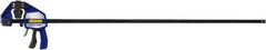 Irwin - 50" Capacity, 3-5/8" Throat Depth Carbon Steel Bar Clamp - 600 Lb Clamping Pressure, 1495.43mm Max Spread - Apex Tool & Supply