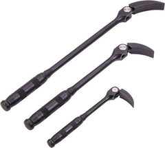 Proto - 3 Piece Pry Bar Set - 5/8" Head Width, Includes 8, 12 & 16" Lengths - Apex Tool & Supply