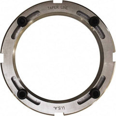 Taper Line - 7.472-8 Thread, 8-25/32" Bore Diam, 9.468" OD, Shaft Locking Device - 1-1/8" OAW - Apex Tool & Supply