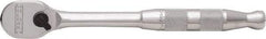 Proto - 3/8" Drive Pear Head Ratchet - Full Polish Chrome Finish, 7" OAL, 90 Gear Teeth, Standard Handle, Reversible Head - Apex Tool & Supply