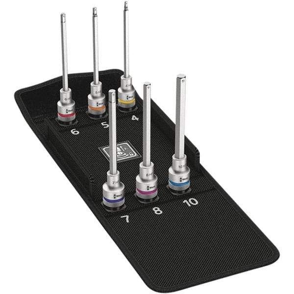 Wera - Hex & Torx Bit Socket Sets Type: Hex Bit Socket Set Drive Size: 1/2 - Apex Tool & Supply