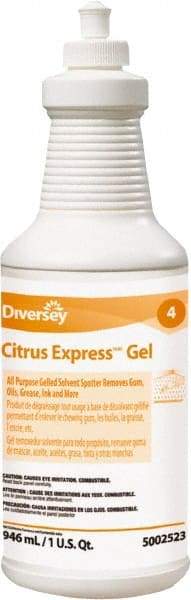 Diversey - 32 oz Squeeze Bottle Carpet/Fabric Stain & Spot Remover - Citrus Scent, Use on Carpet & Upholstery - Apex Tool & Supply