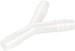 Parker - 3/8" Barb, Nylon Single Barbed Tube Y Connector - White - Apex Tool & Supply