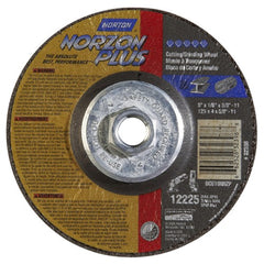 5″ × 1/8″ × 5/8″ NorZon Plus Non-Woven Depressed Center Wheel Type 27 - Apex Tool & Supply