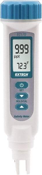 Extech - Salinity Meter - 32 to 122°F, Salinity Probe - Apex Tool & Supply