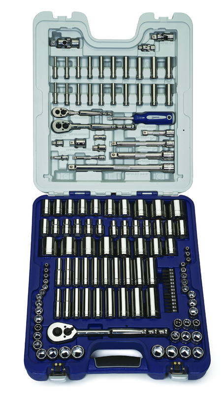 146 Piece - 1/4; 3/8; 1/2" Drive - Socket Set SAE and Metric - Apex Tool & Supply