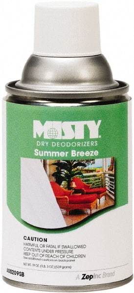 Misty - 7 oz Air Freshener Dispenser Canister Refill - Summer Breeze, Compatible with TimeMist Metered Fragrance Dispensers - Apex Tool & Supply