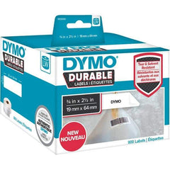 Dymo - Labels, Ribbons & Tapes Type: Barcode Labels Color: White - Apex Tool & Supply
