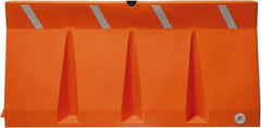 Diversified Plastics - Traffic Barricades Type: Traffic Barrier Barricade Height (Inch): 33-3/4 - Apex Tool & Supply