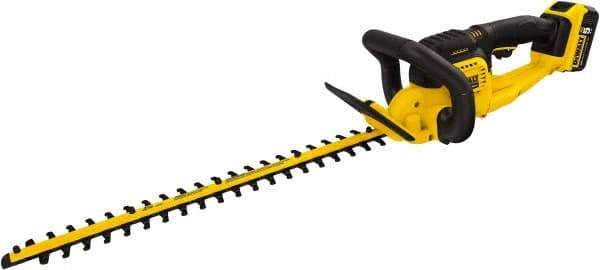 DeWALT - Battery Hedge Trimmer - 22" Cutting Width, 20 Volts - Apex Tool & Supply